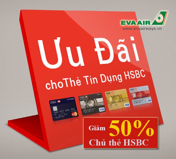 Eva Air uu dai cho chu the HSBC