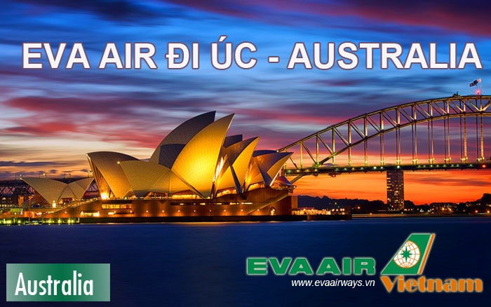Vé máy bay Eva Air đi Úc