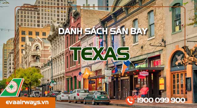 Danh sách các sân bay tại Texas