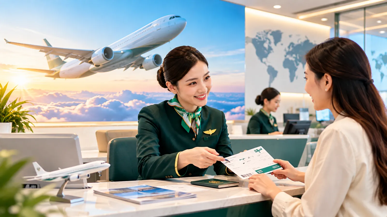 Hỗ trợ đặt vé EVA Air